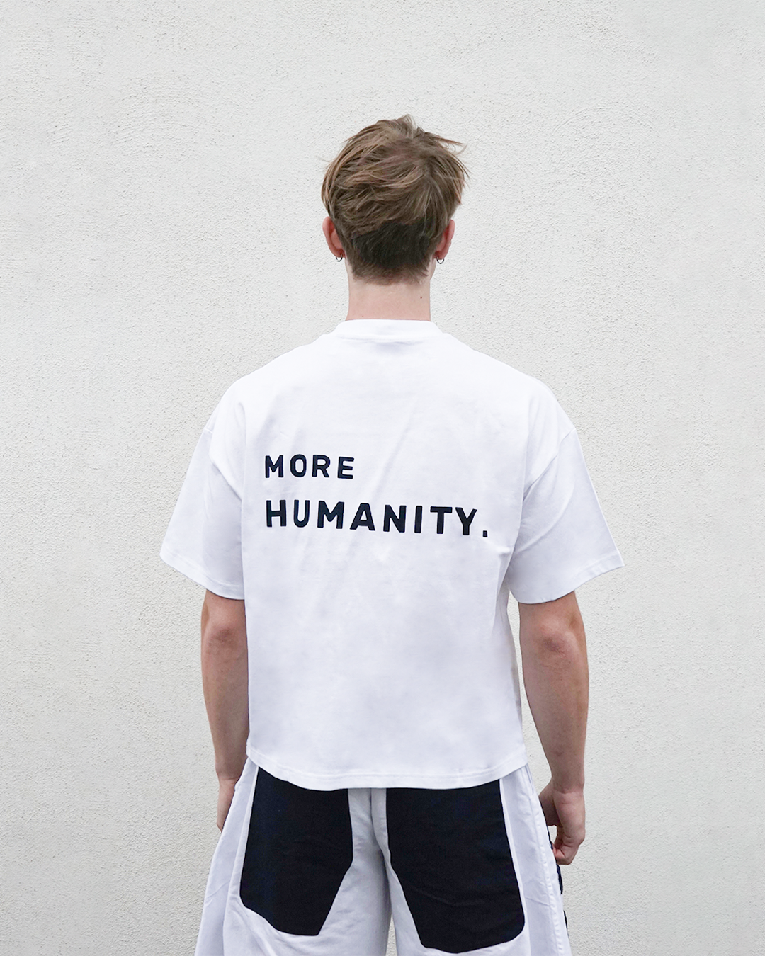 Boxy T-shirt (MORE HUMANITY.)